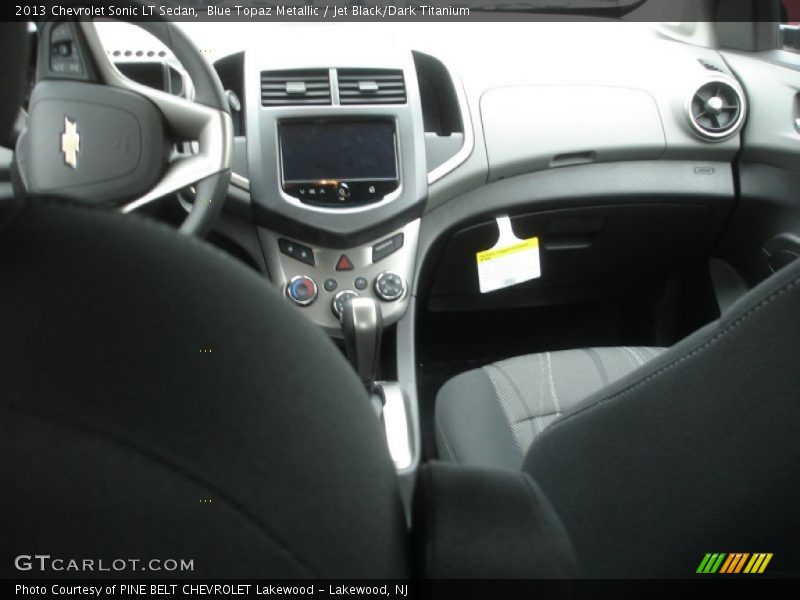 Blue Topaz Metallic / Jet Black/Dark Titanium 2013 Chevrolet Sonic LT Sedan