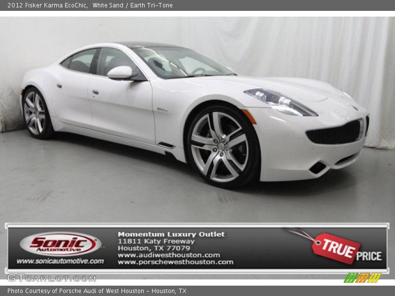 White Sand / Earth Tri-Tone 2012 Fisker Karma EcoChic