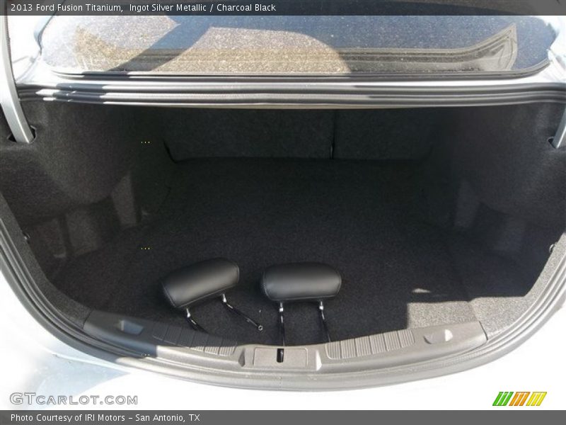Ingot Silver Metallic / Charcoal Black 2013 Ford Fusion Titanium