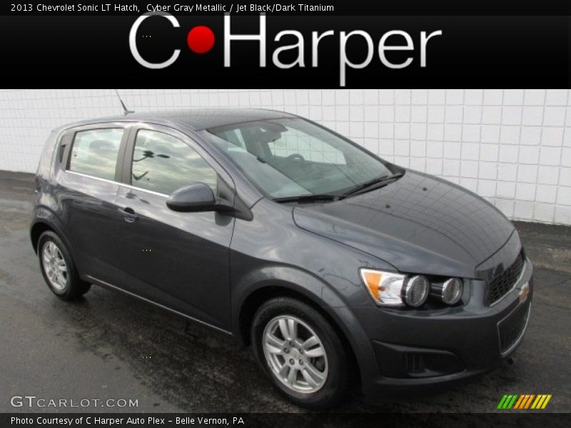 Cyber Gray Metallic / Jet Black/Dark Titanium 2013 Chevrolet Sonic LT Hatch