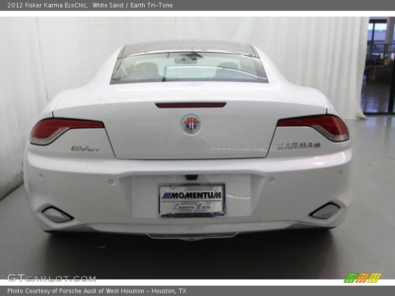 White Sand / Earth Tri-Tone 2012 Fisker Karma EcoChic