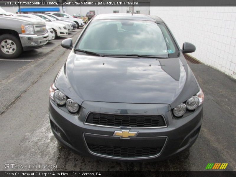 Cyber Gray Metallic / Jet Black/Dark Titanium 2013 Chevrolet Sonic LT Hatch