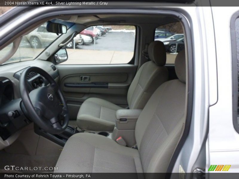 Silver Lightning Metallic / Gray 2004 Nissan Xterra XE 4x4