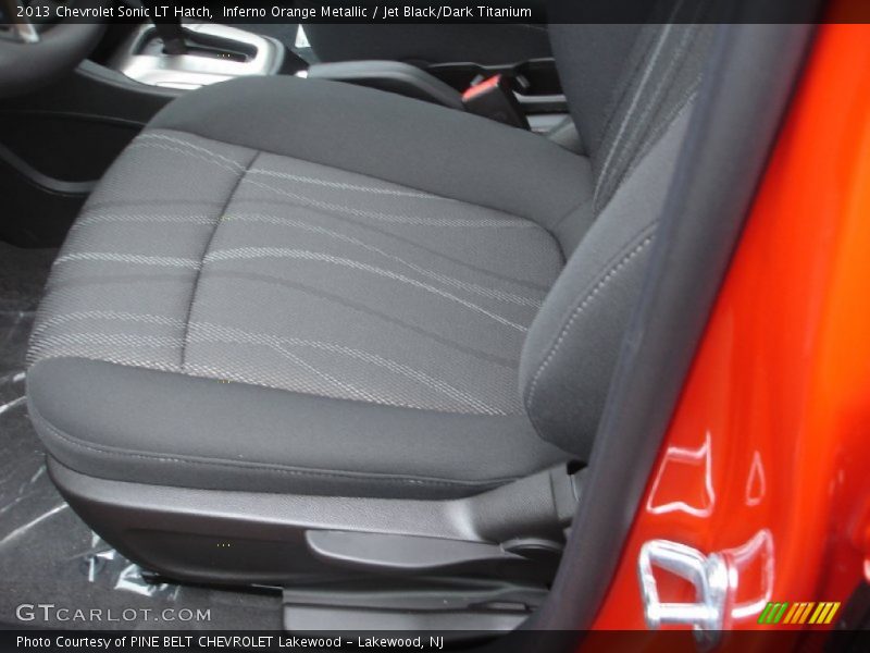 Inferno Orange Metallic / Jet Black/Dark Titanium 2013 Chevrolet Sonic LT Hatch