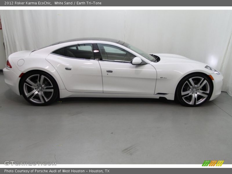 White Sand / Earth Tri-Tone 2012 Fisker Karma EcoChic