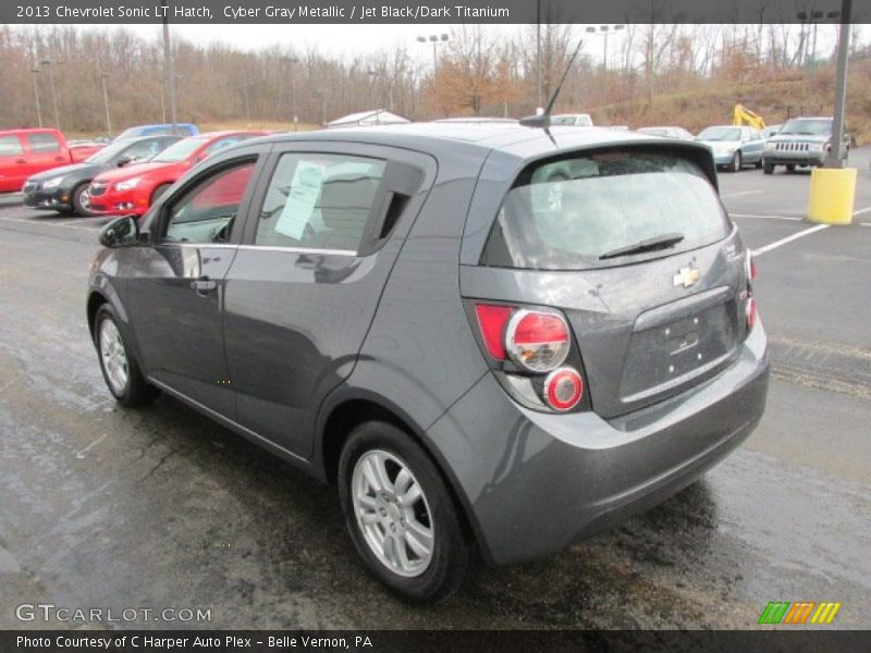 Cyber Gray Metallic / Jet Black/Dark Titanium 2013 Chevrolet Sonic LT Hatch