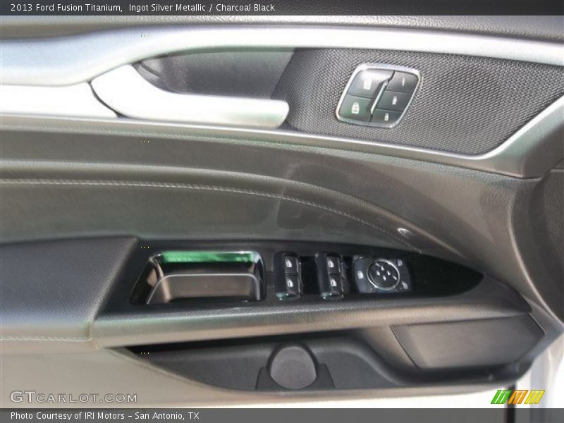 Ingot Silver Metallic / Charcoal Black 2013 Ford Fusion Titanium