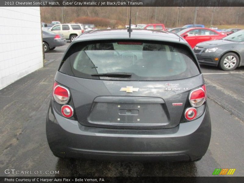 Cyber Gray Metallic / Jet Black/Dark Titanium 2013 Chevrolet Sonic LT Hatch
