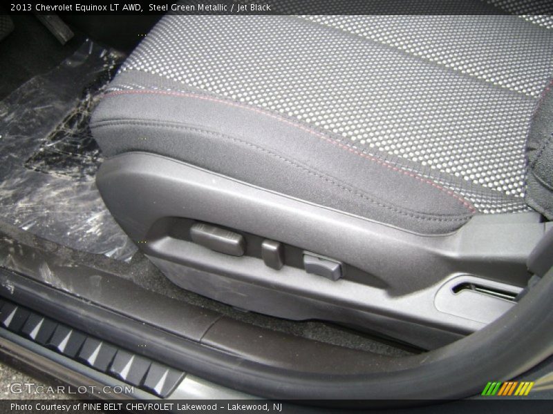 Steel Green Metallic / Jet Black 2013 Chevrolet Equinox LT AWD