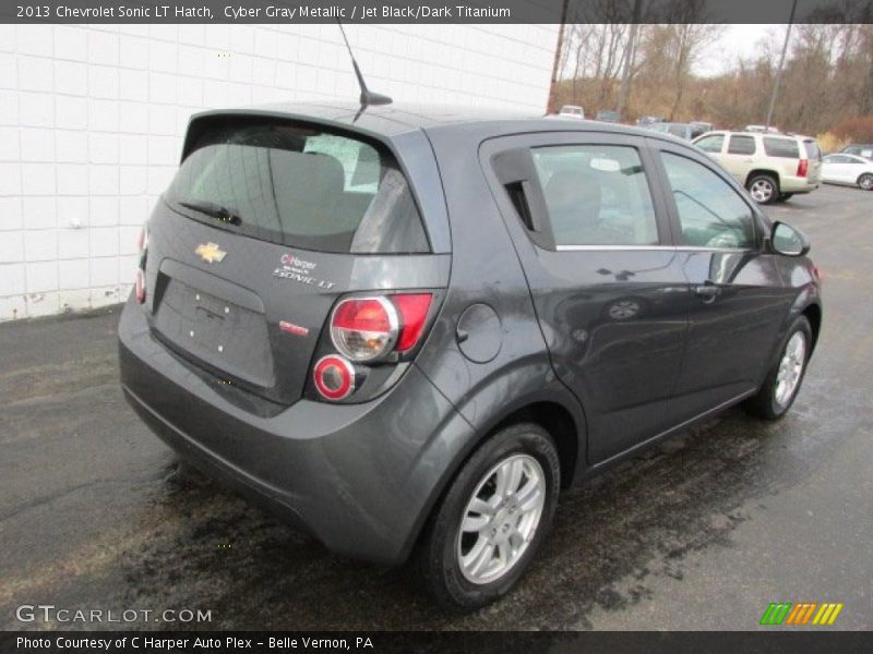 Cyber Gray Metallic / Jet Black/Dark Titanium 2013 Chevrolet Sonic LT Hatch