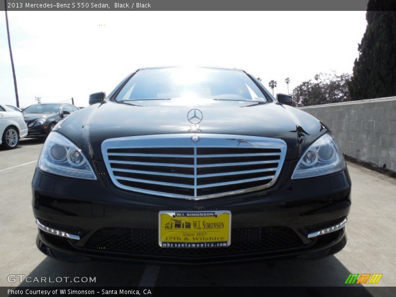 Black / Black 2013 Mercedes-Benz S 550 Sedan