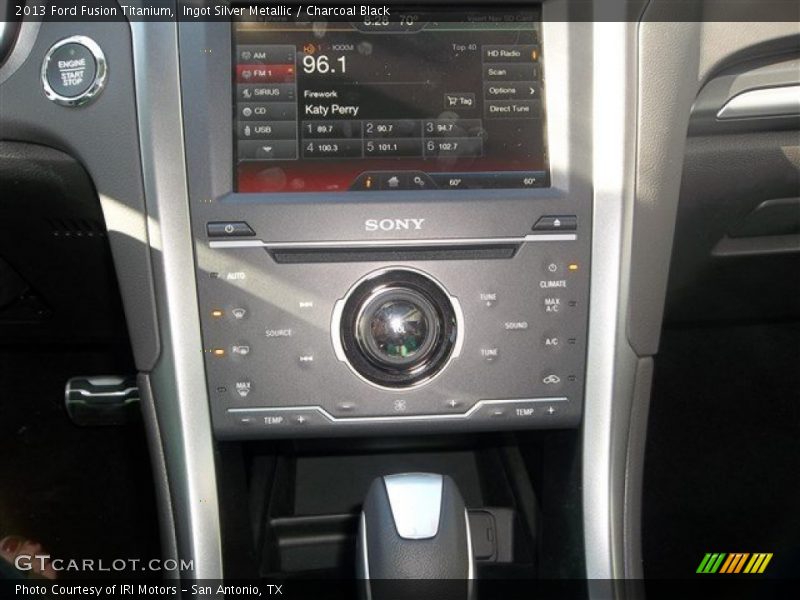 Ingot Silver Metallic / Charcoal Black 2013 Ford Fusion Titanium