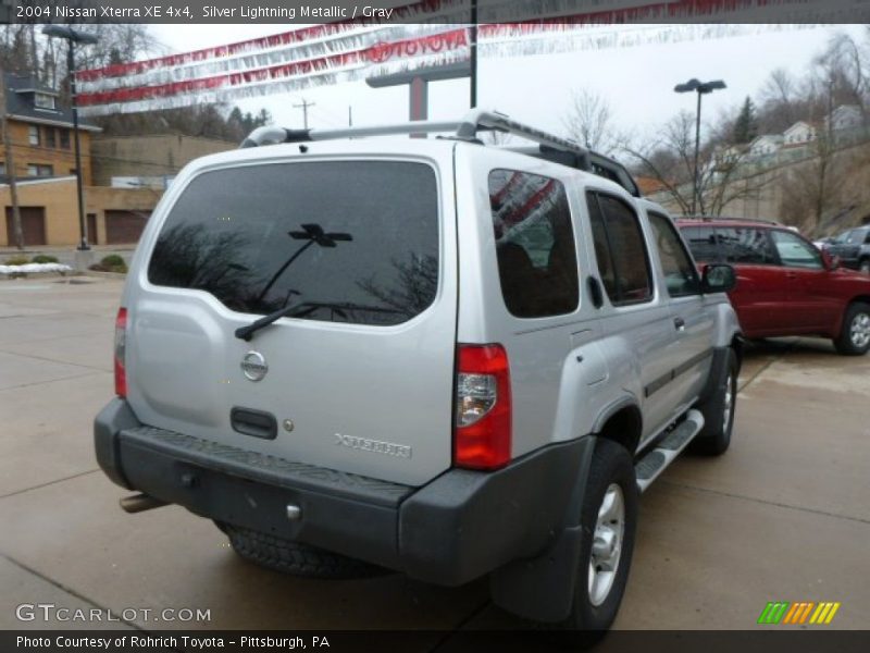 Silver Lightning Metallic / Gray 2004 Nissan Xterra XE 4x4