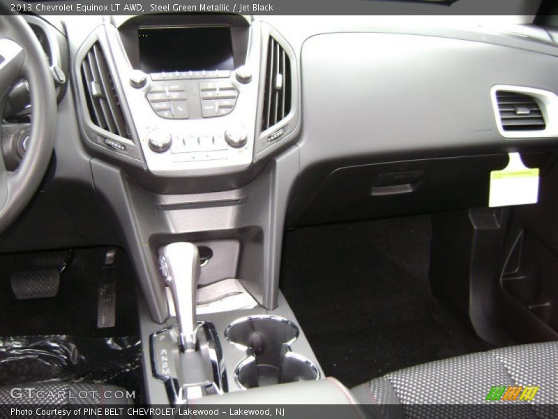 Steel Green Metallic / Jet Black 2013 Chevrolet Equinox LT AWD
