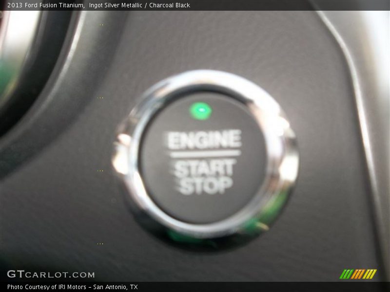 Ingot Silver Metallic / Charcoal Black 2013 Ford Fusion Titanium