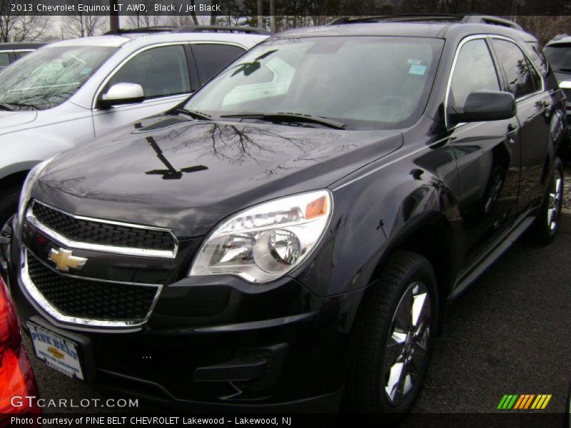 Black / Jet Black 2013 Chevrolet Equinox LT AWD