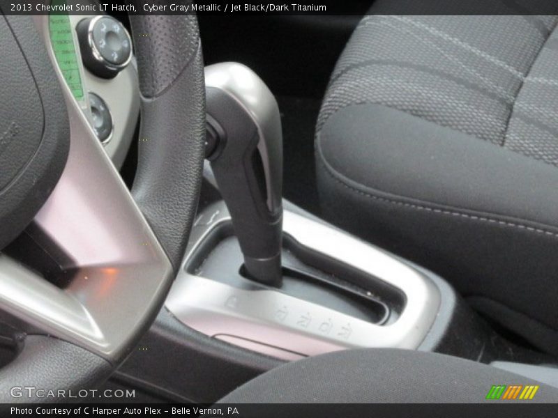 Cyber Gray Metallic / Jet Black/Dark Titanium 2013 Chevrolet Sonic LT Hatch