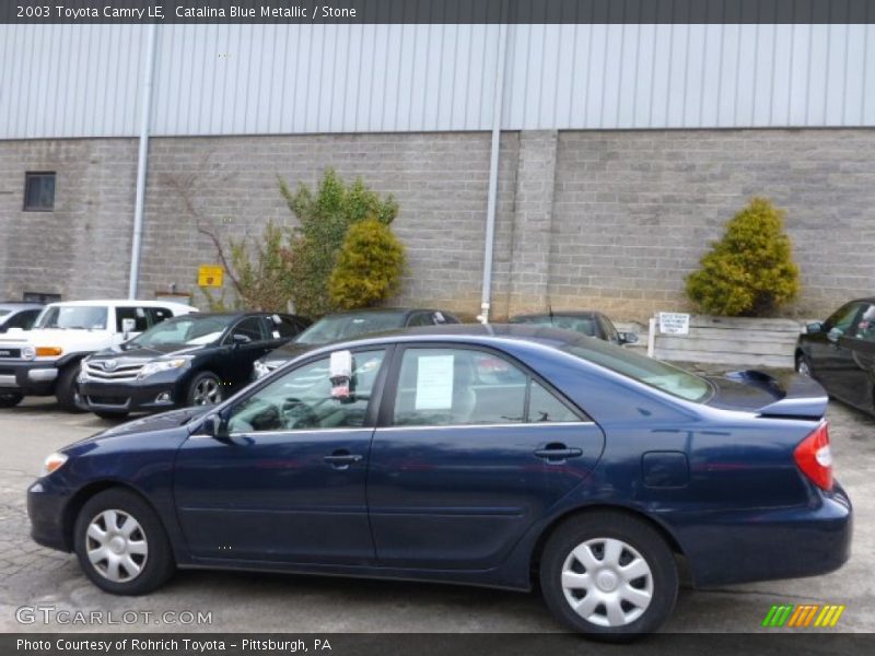 Catalina Blue Metallic / Stone 2003 Toyota Camry LE