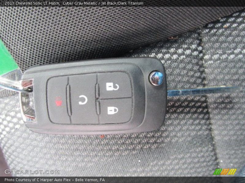 Cyber Gray Metallic / Jet Black/Dark Titanium 2013 Chevrolet Sonic LT Hatch