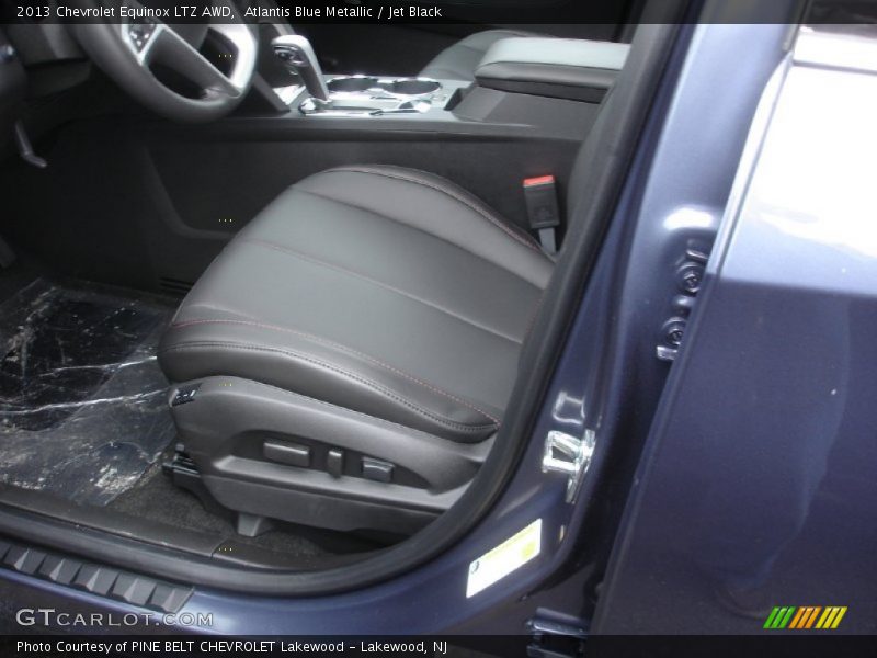 Atlantis Blue Metallic / Jet Black 2013 Chevrolet Equinox LTZ AWD