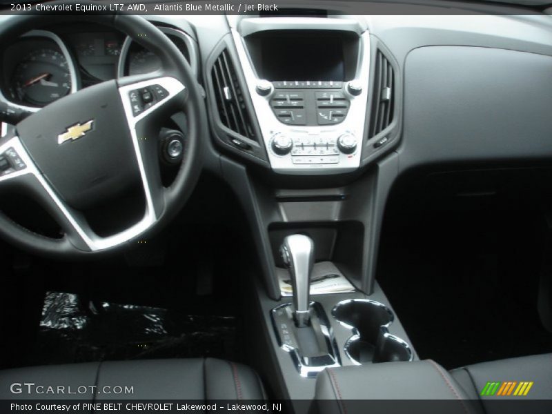Atlantis Blue Metallic / Jet Black 2013 Chevrolet Equinox LTZ AWD