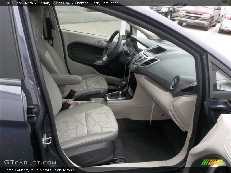 Violet Gray / Charcoal Black/Light Stone 2013 Ford Fiesta SE Sedan