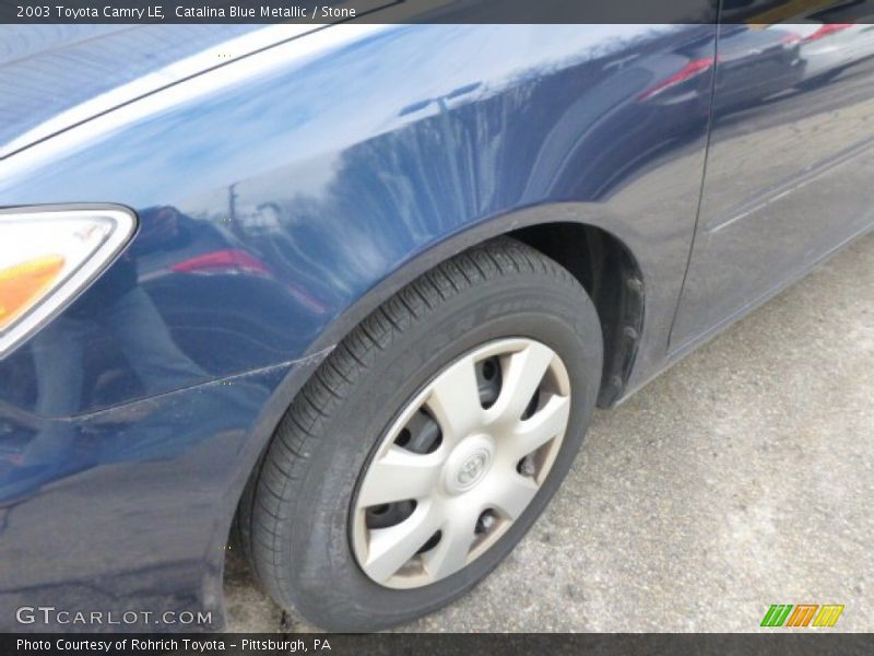 Catalina Blue Metallic / Stone 2003 Toyota Camry LE