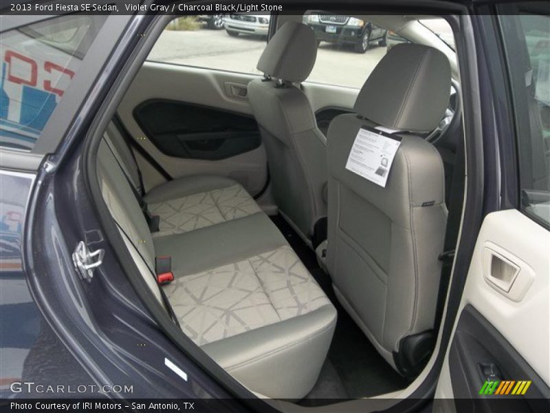 Violet Gray / Charcoal Black/Light Stone 2013 Ford Fiesta SE Sedan