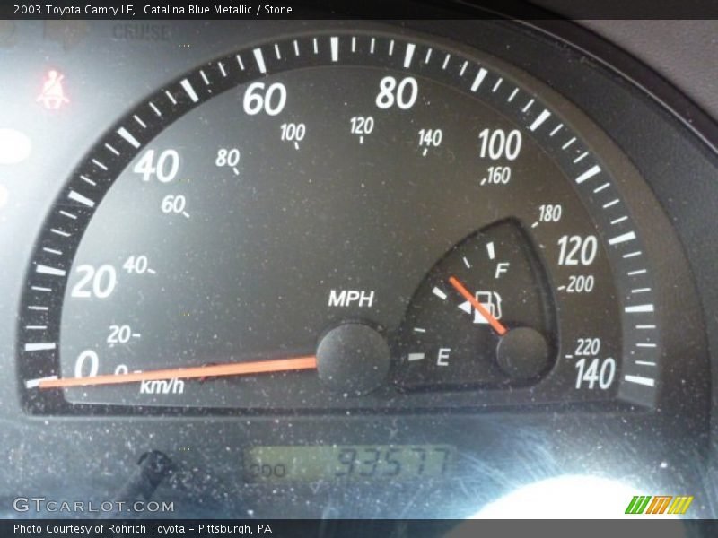 Catalina Blue Metallic / Stone 2003 Toyota Camry LE