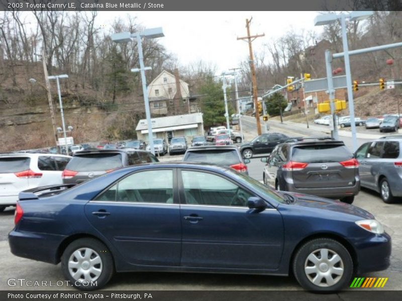 Catalina Blue Metallic / Stone 2003 Toyota Camry LE