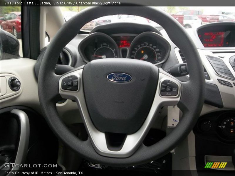 Violet Gray / Charcoal Black/Light Stone 2013 Ford Fiesta SE Sedan
