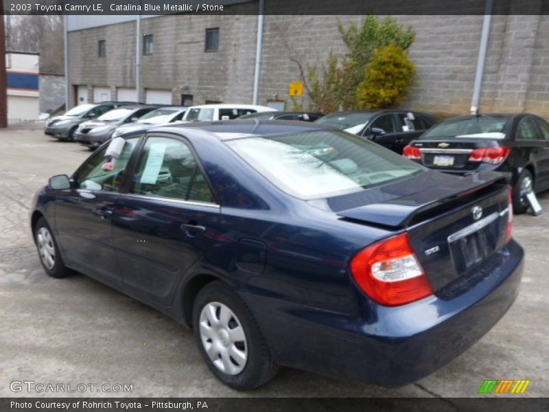 Catalina Blue Metallic / Stone 2003 Toyota Camry LE