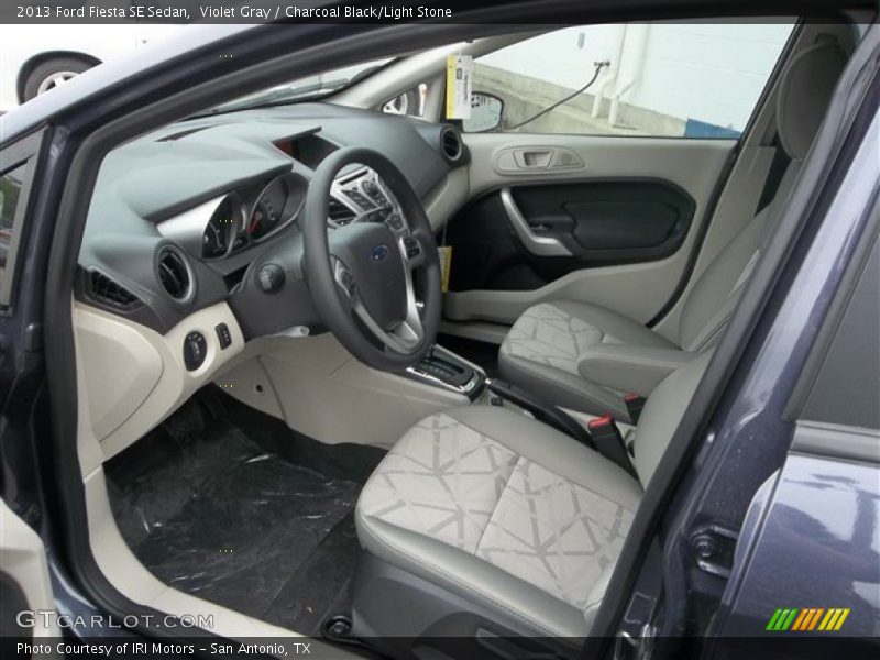 Violet Gray / Charcoal Black/Light Stone 2013 Ford Fiesta SE Sedan