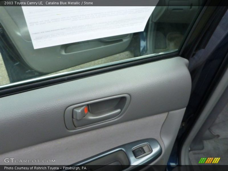 Catalina Blue Metallic / Stone 2003 Toyota Camry LE