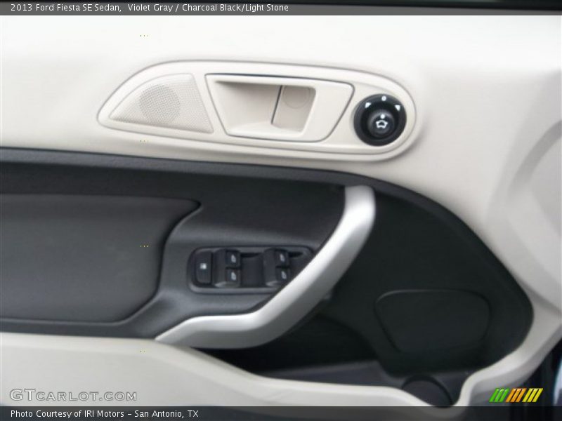 Violet Gray / Charcoal Black/Light Stone 2013 Ford Fiesta SE Sedan