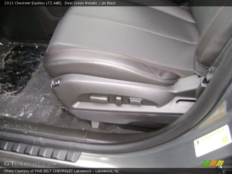 Steel Green Metallic / Jet Black 2013 Chevrolet Equinox LTZ AWD