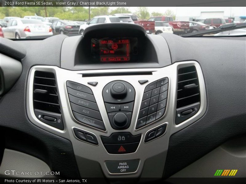 Violet Gray / Charcoal Black/Light Stone 2013 Ford Fiesta SE Sedan