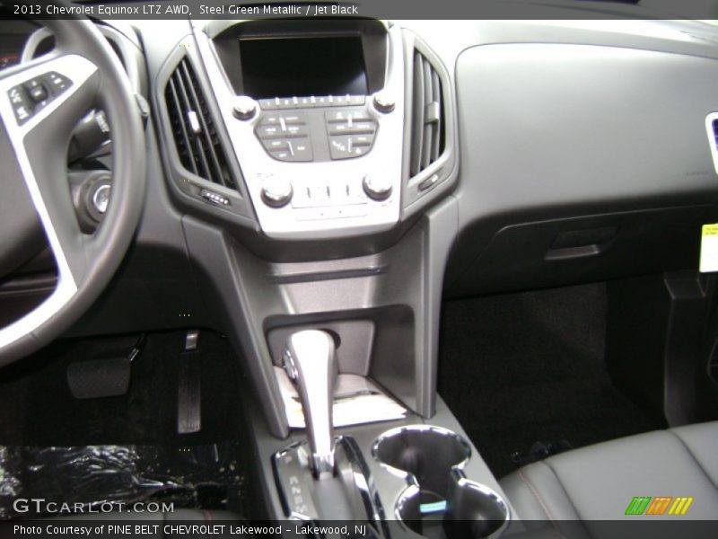 Steel Green Metallic / Jet Black 2013 Chevrolet Equinox LTZ AWD