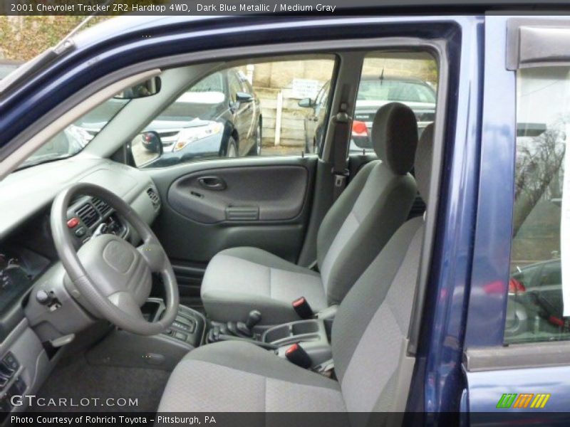  2001 Tracker ZR2 Hardtop 4WD Medium Gray Interior