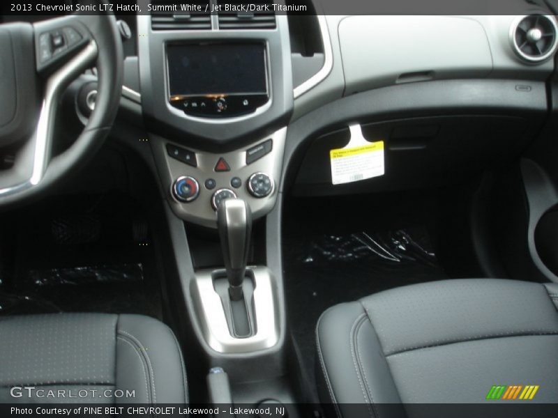Summit White / Jet Black/Dark Titanium 2013 Chevrolet Sonic LTZ Hatch