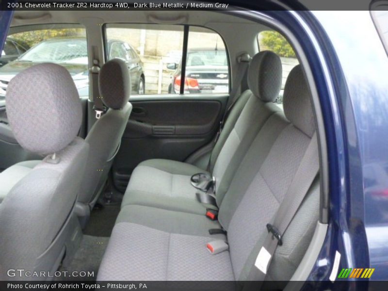 Rear Seat of 2001 Tracker ZR2 Hardtop 4WD