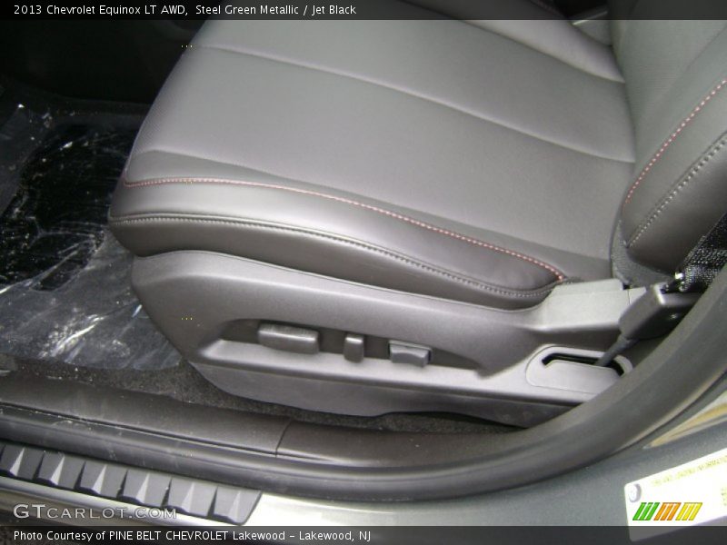 Steel Green Metallic / Jet Black 2013 Chevrolet Equinox LT AWD