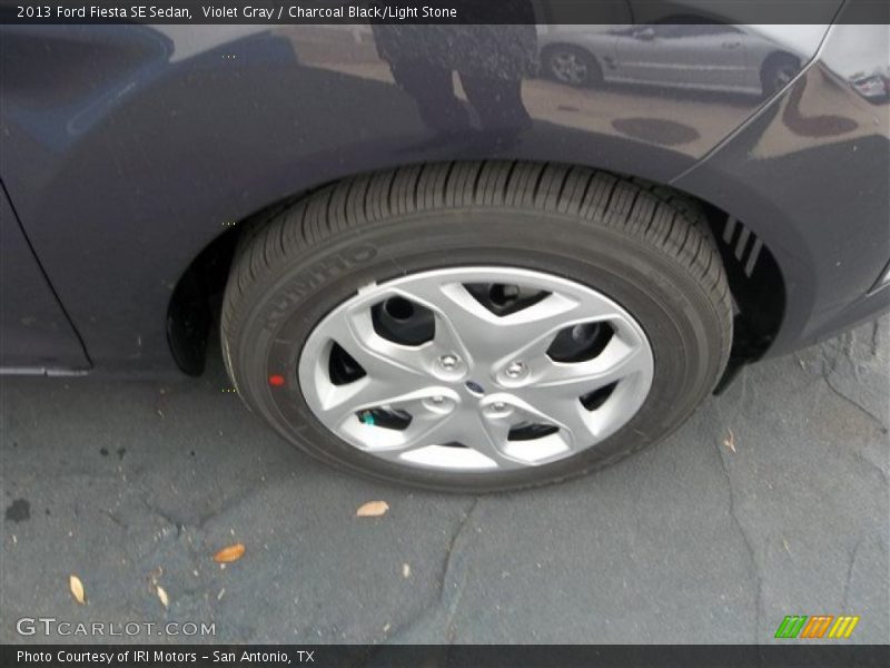 Violet Gray / Charcoal Black/Light Stone 2013 Ford Fiesta SE Sedan