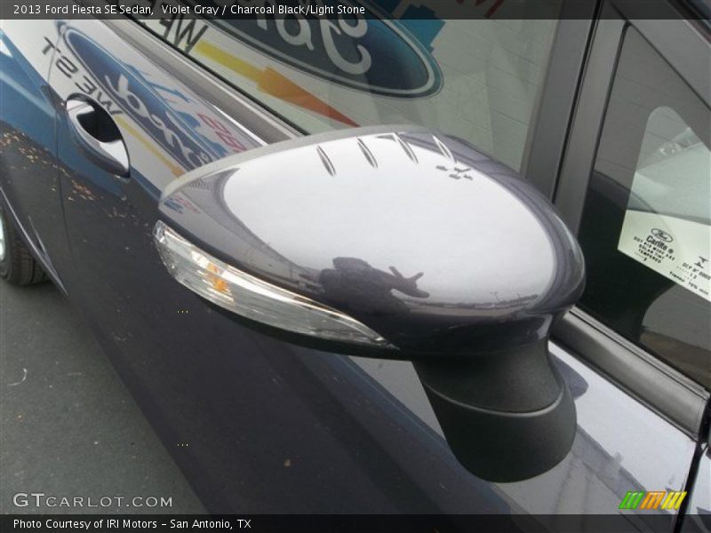 Violet Gray / Charcoal Black/Light Stone 2013 Ford Fiesta SE Sedan