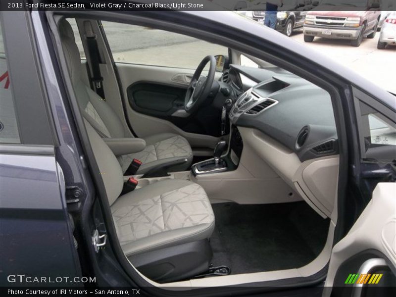 Violet Gray / Charcoal Black/Light Stone 2013 Ford Fiesta SE Sedan