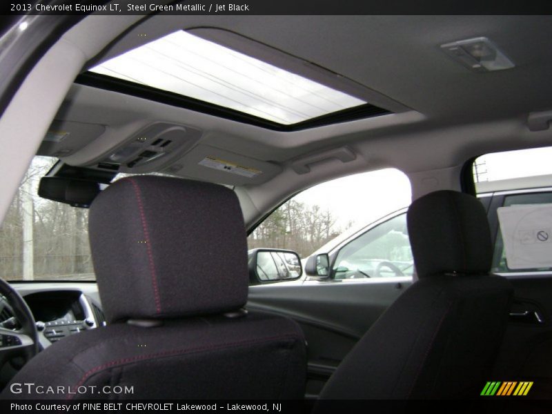 Steel Green Metallic / Jet Black 2013 Chevrolet Equinox LT