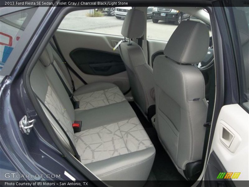 Violet Gray / Charcoal Black/Light Stone 2013 Ford Fiesta SE Sedan