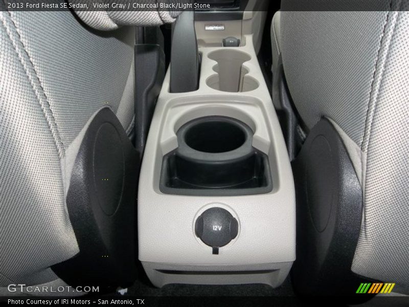 Violet Gray / Charcoal Black/Light Stone 2013 Ford Fiesta SE Sedan