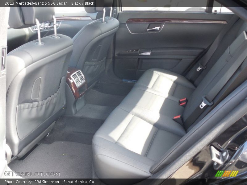 Black / Black 2013 Mercedes-Benz S 550 Sedan