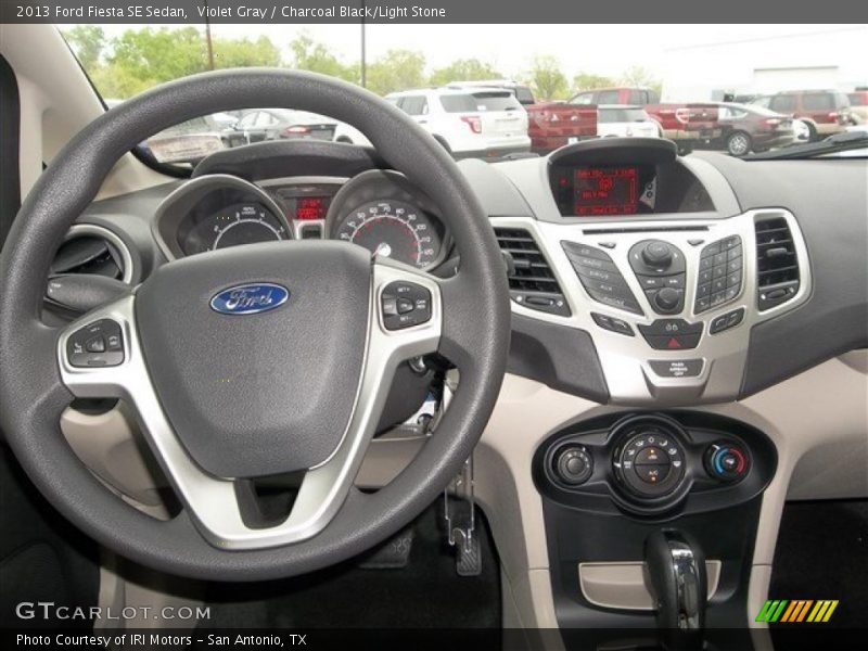 Violet Gray / Charcoal Black/Light Stone 2013 Ford Fiesta SE Sedan